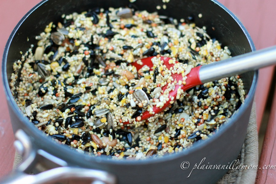 bird seed mixture for feeders
