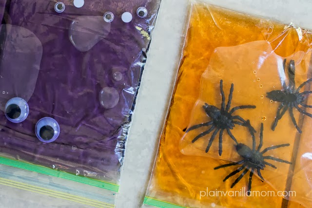 Halloween Sensory Bags for Babies & Toddlers